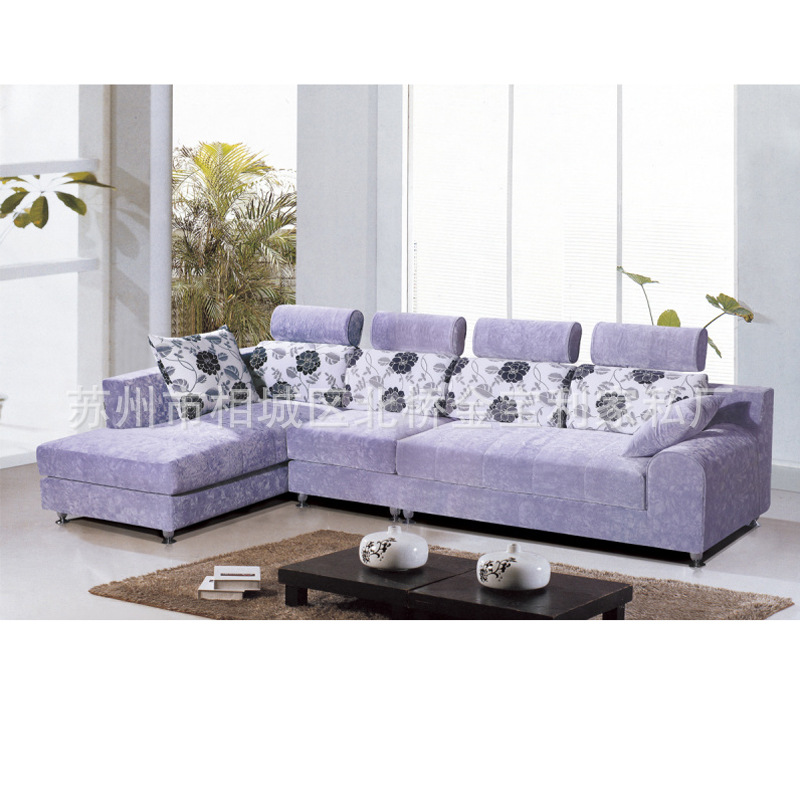 金寶利傢私 現代簡約組合沙發 高密度海綿沙發 素色印花舒適傢具工廠,批發,進口,代購