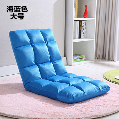海藍色懶人沙發多功能折疊椅懶人椅休閒沙發單人午休躺椅工廠,批發,進口,代購