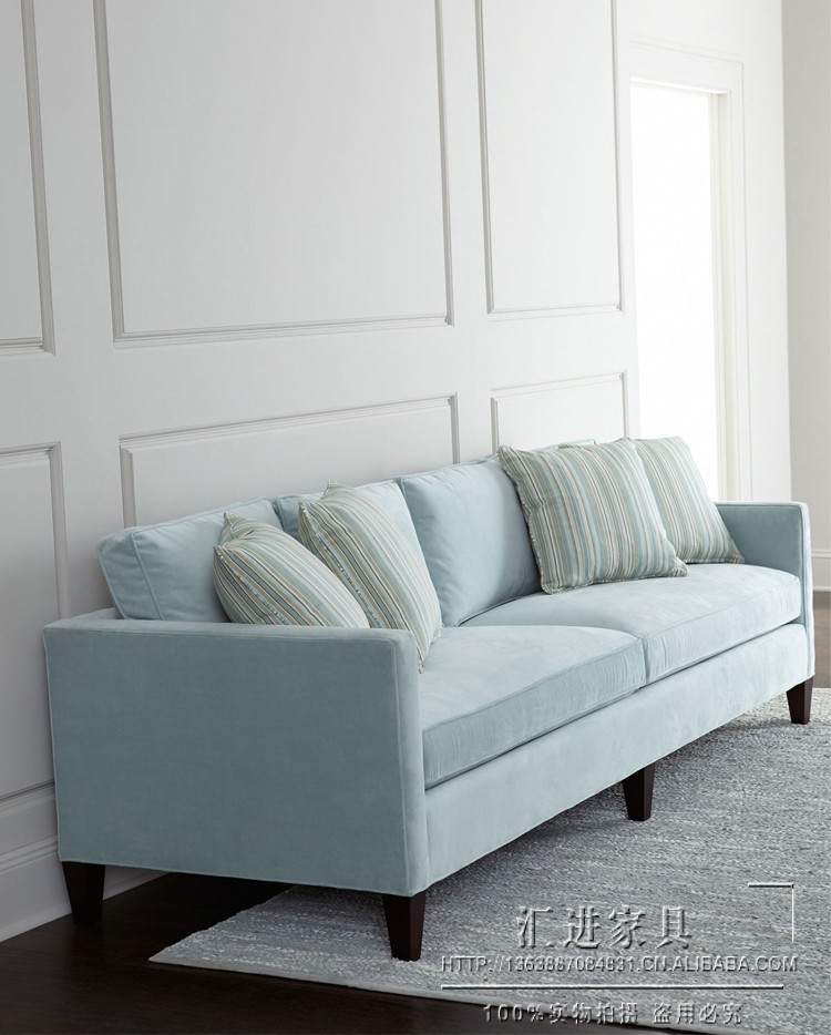 北歐宜傢佈藝沙發 現代休閒三人沙發 美式沙發 小戶型客廳沙發工廠,批發,進口,代購