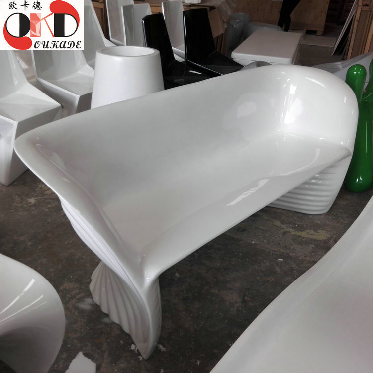 高檔玻璃鋼沙發 白色玻璃鋼沙發 廠傢定做玻璃鋼沙發批發・進口・工廠・代買・代購