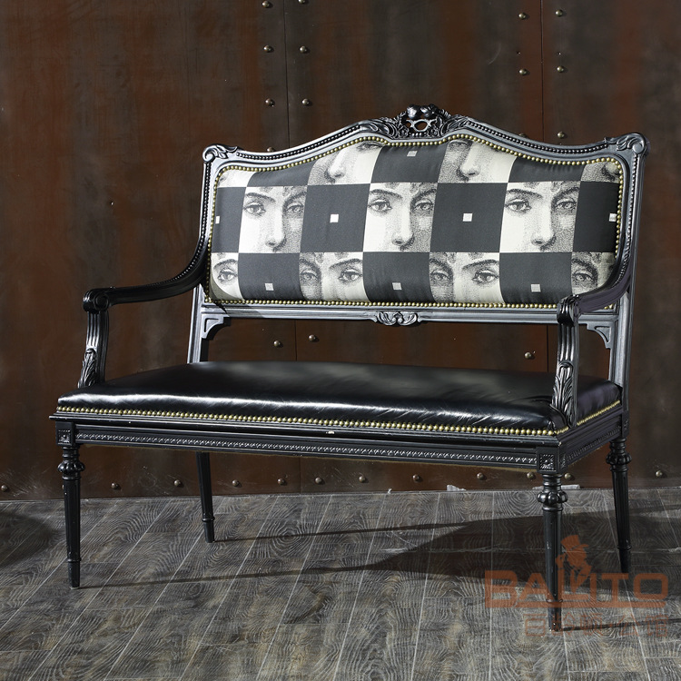 時尚辦公皮製沙發 高檔復古黑色實木外架【印象】沙發 正品熱賣批發・進口・工廠・代買・代購