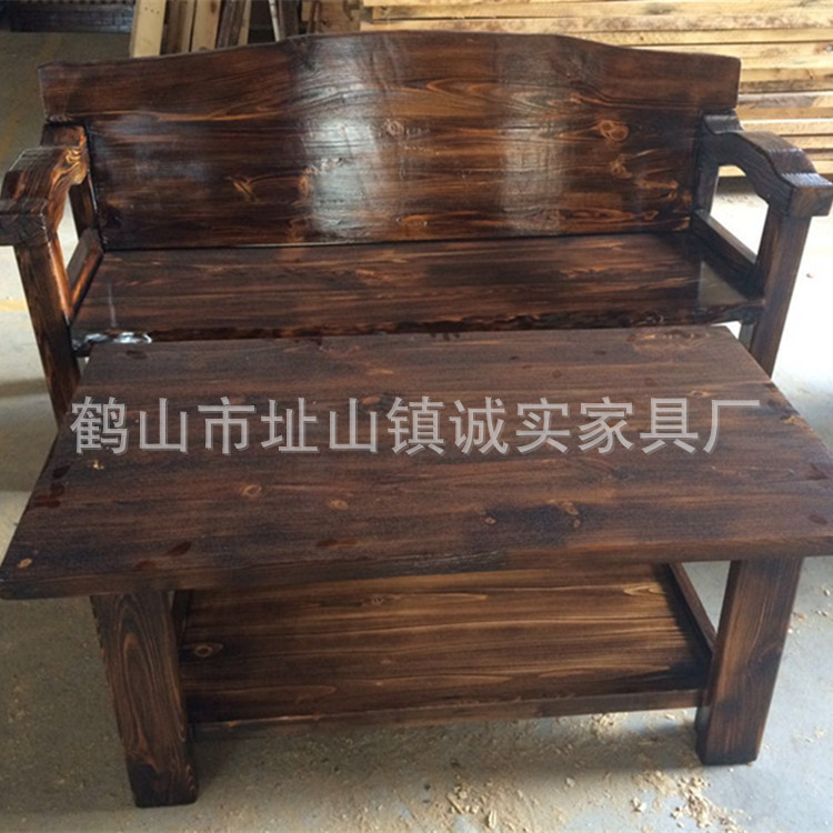 廠傢直銷純實木沙發 雙人木質長椅長凳  簡潔沙發 長椅批發・進口・工廠・代買・代購