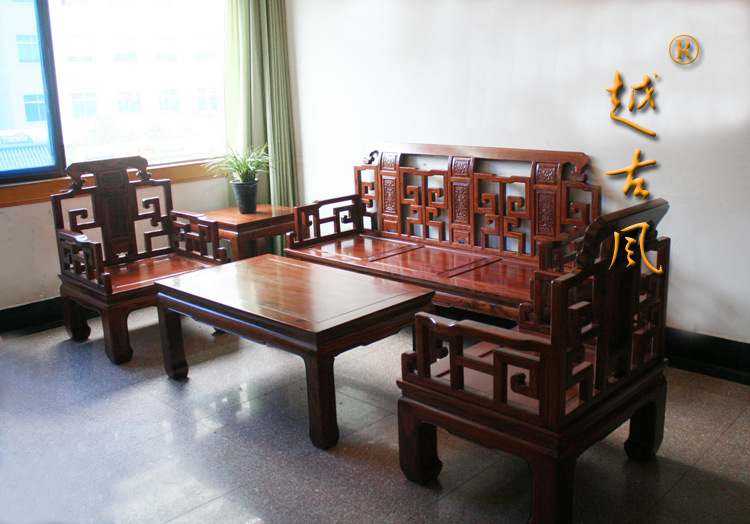 中式仿古傢具特價全實木整套客廳沙發南榆木太師椅沙發茶幾組合1批發・進口・工廠・代買・代購