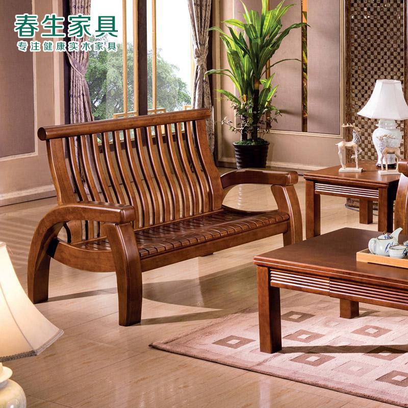 中式現代小戶型全實木沙發茶幾自由組合客廳橡木傢具廠傢直銷批發批發・進口・工廠・代買・代購
