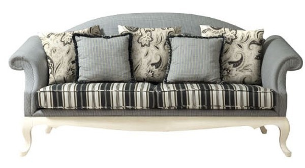 地中海風格客廳傢具 佈藝實木沙發BF8318-3三人位沙發批發・進口・工廠・代買・代購
