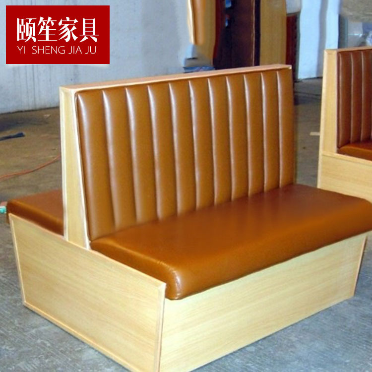 現代實木卡座沙發咖啡廳奶茶店桌椅組合 多色可選可定製卡座沙發批發・進口・工廠・代買・代購