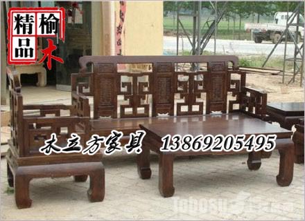 木立方仿古傢具直銷 韓式組合拐子沙發五件套定製加工 質量保證批發・進口・工廠・代買・代購