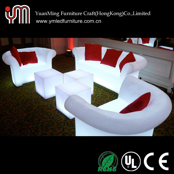 歐式組合led發光沙發會所咖啡廳專用發光沙發KTV卡座組合沙發熱銷工廠,批發,進口,代購