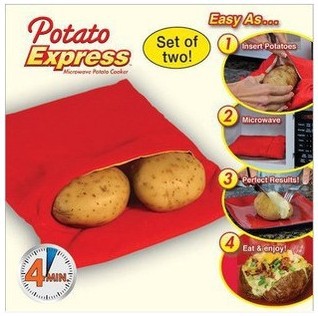 TV產品 微波爐土豆包potato express  馬鈴薯烤土豆保鮮袋工廠,批發,進口,代購