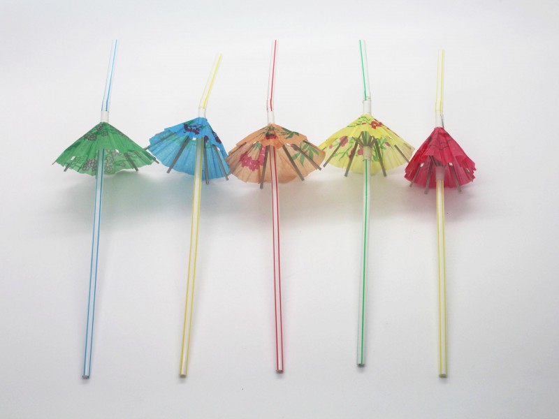 【廠傢直銷】出口歐美舞會用雨傘吸管、一次性吸管(04001)工廠,批發,進口,代購