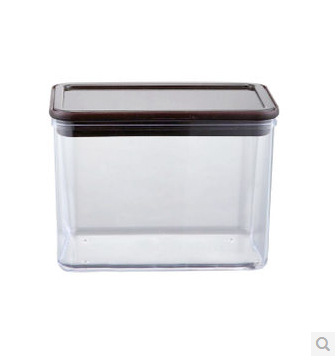 奶茶果粉盒 咖啡豆桶密封罐 塑料保鮮盒 方型儲藏盒小號塑料罐批發・進口・工廠・代買・代購