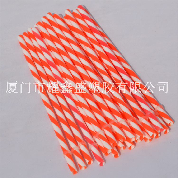 雙色條紋塑料吸管Plastic Drinking Straw with Spiral Stripe工廠,批發,進口,代購