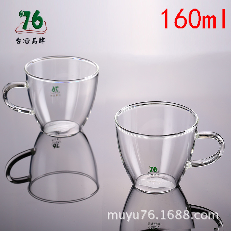 76 大茶杯XW-160耐高溫玻璃小杯茶杯茶具臺灣品牌工廠,批發,進口,代購