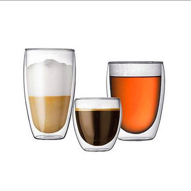 批發雙層玻璃杯 創意雙層耐熱透明玻璃茶杯 玻璃泡茶杯三件套杯工廠,批發,進口,代購