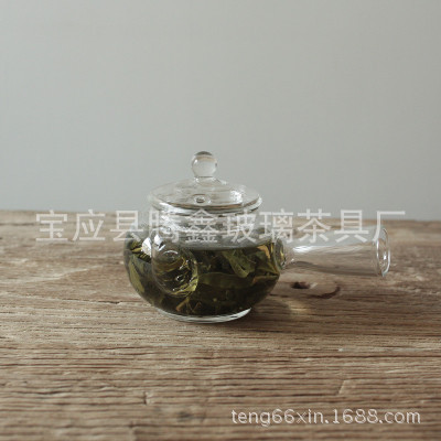 高硼矽 耐熱玻璃 日式側把急須 茶壺 煮茶壺工廠,批發,進口,代購