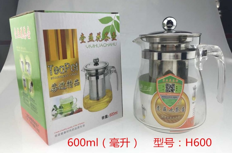 廠傢批發玻璃茶具花茶壺耐高溫玻璃壺過濾加厚 正品保障批發・進口・工廠・代買・代購