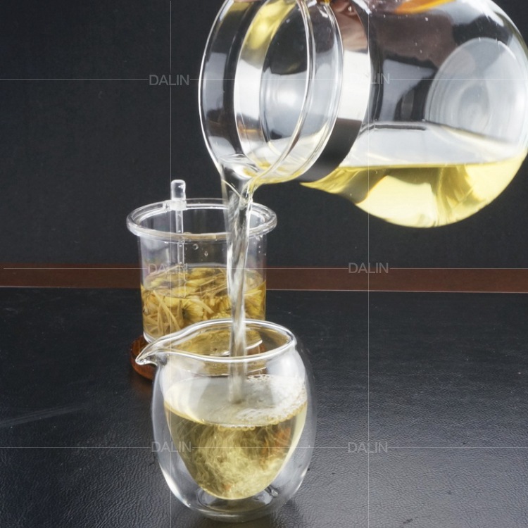 廠傢定製高檔茶壺  耐高溫玻璃茶壺 雙層杯批發・進口・工廠・代買・代購