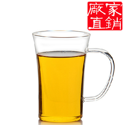 高硼矽耐熱玻璃 帶把傢用綠茶杯果汁杯透明水杯 廠傢直銷低價批發工廠,批發,進口,代購