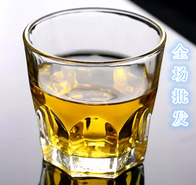 八角杯啤酒杯 酒吧 KTV啤酒杯洋酒杯玻璃餐飲水杯 鋼化水杯特價工廠,批發,進口,代購