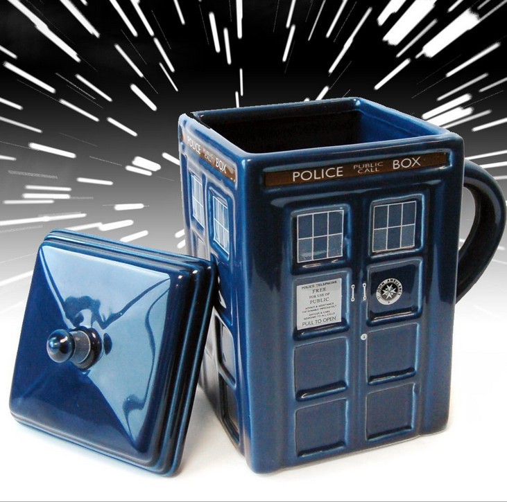 正品現貨Doctor Who 17oz Tardis Mug神秘博士陶瓷馬克杯警察亭杯工廠,批發,進口,代購