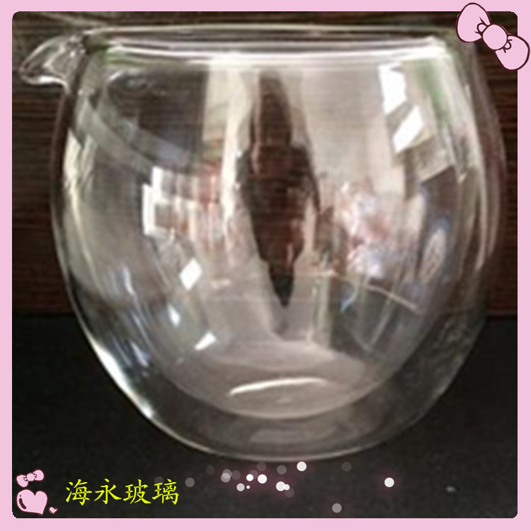 耐熱玻璃茶具 真空大雙層公杯紅茶泡花茶壺玻璃工藝品10.禮品套裝批發・進口・工廠・代買・代購
