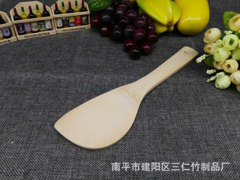 竹製品   鍋鏟不黏鍋   烹飪不傷鍋 竹製長柄斜鏟工廠,批發,進口,代購