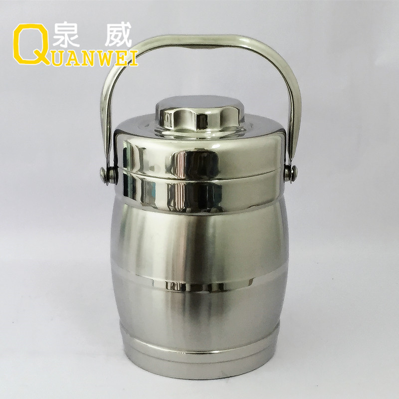 不銹鋼保溫提鍋 保溫桶 雙層保溫飯盒便當盒1.6L/2.0L工廠,批發,進口,代購