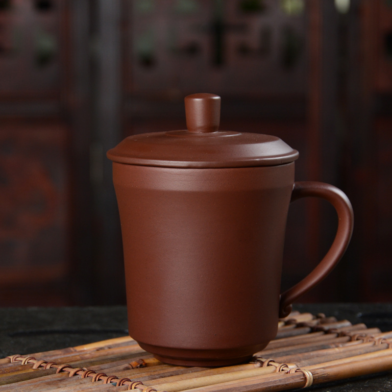 正品宜興原礦紫砂茶具 帶蓋紫砂個人茶杯批發・進口・工廠・代買・代購
