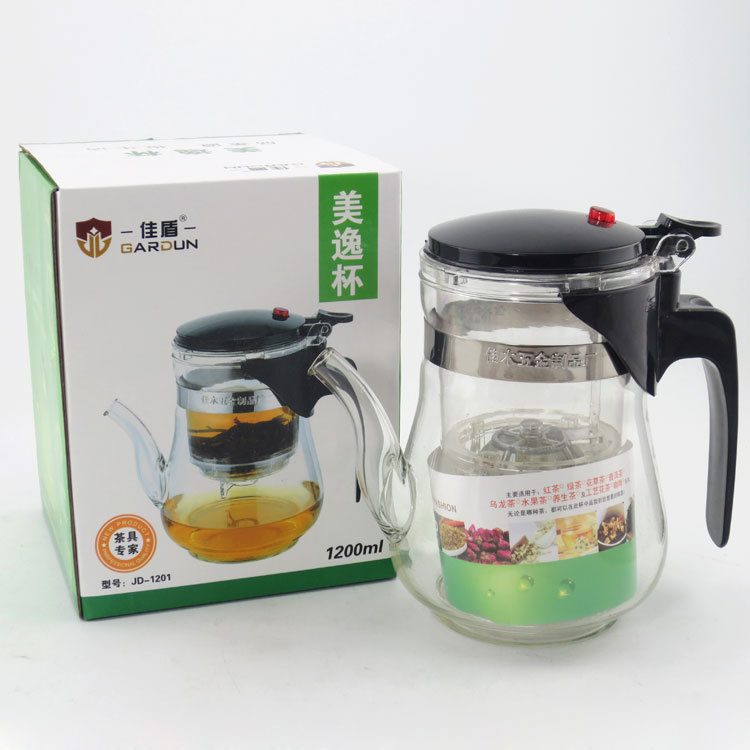 1200ML飄逸杯 帶壺嘴茶道杯 批發飄逸杯 可加logo 玻璃茶具禮品工廠,批發,進口,代購