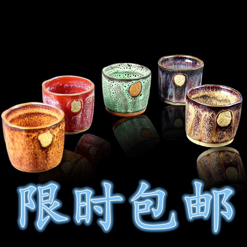 廠傢直銷 多款陶瓷單杯功夫品茗杯 天目盞鈞瓷茶杯 促銷禮品新品工廠,批發,進口,代購