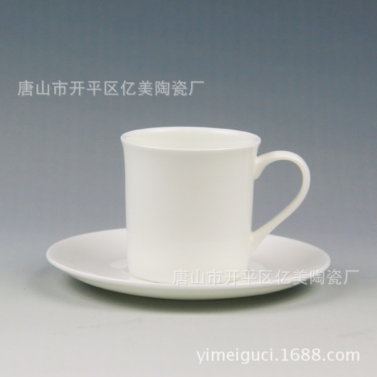 傢用純白簡約清新骨質瓷咖啡杯碟禮盒高檔禮品紅茶陶瓷杯專業定製工廠,批發,進口,代購