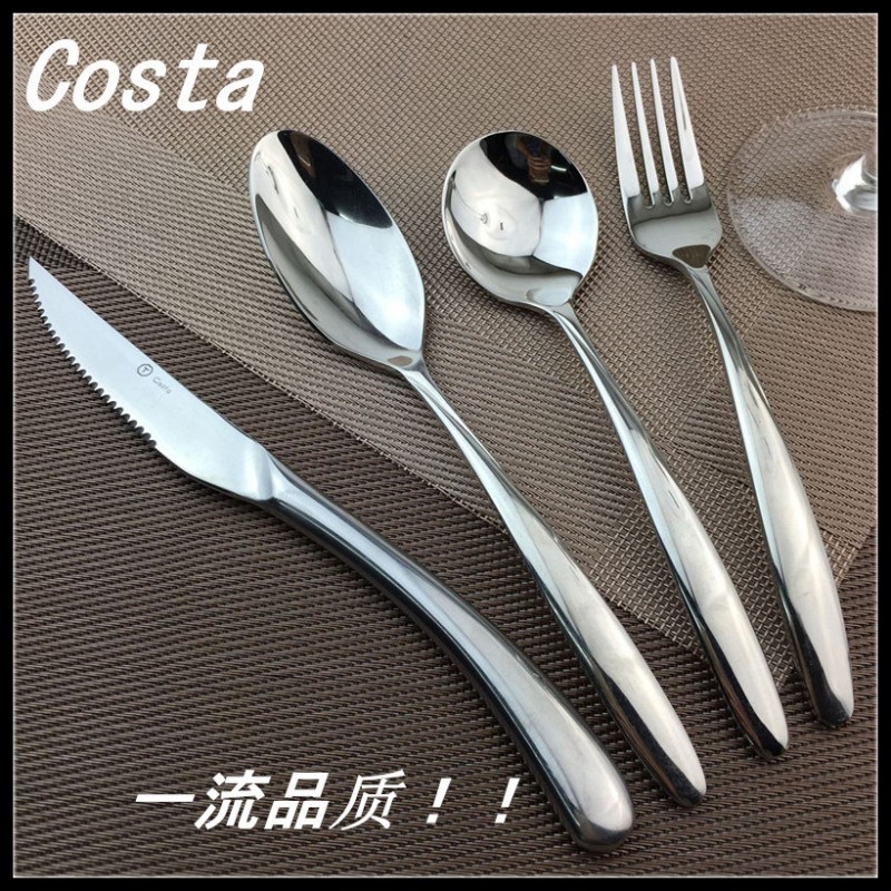 英國costa  進口不銹鋼刀叉 牛排刀叉 高端無磁酒店刀叉 禮品餐具工廠,批發,進口,代購