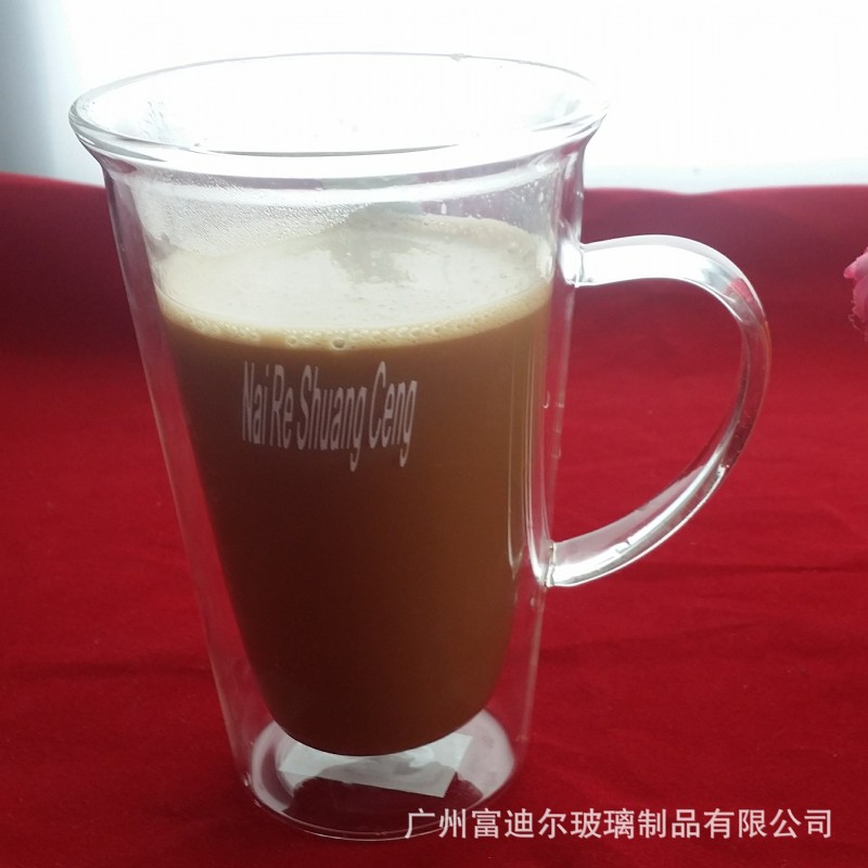 廠傢直銷 耐熱玻璃杯 高硼矽雙層杯 咖啡杯 花茶杯批發・進口・工廠・代買・代購