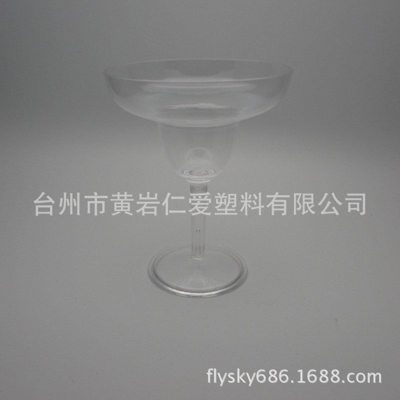 廠傢直銷雙色紅酒杯 PS塑料杯 塑料馬提尼杯批發・進口・工廠・代買・代購