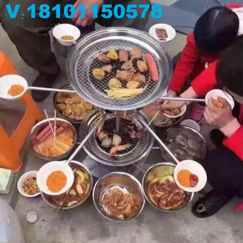 微商爆款 春遊旋轉燒烤爐 創意旋轉燒烤爐 戶外野營用旋轉燒烤爐工廠,批發,進口,代購