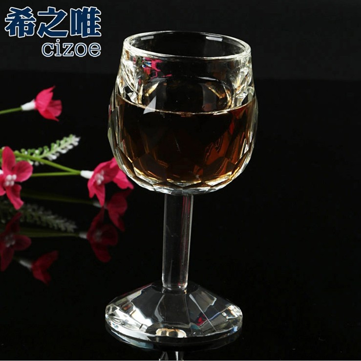 水晶工藝品 傢居用品 實用水晶紅酒杯 高腳水晶杯廠傢直銷 禮品批發・進口・工廠・代買・代購