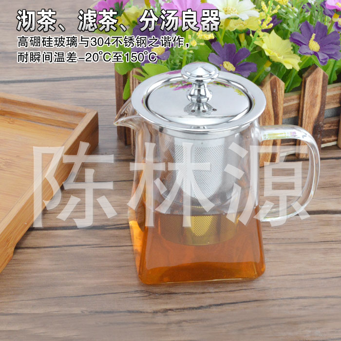 加厚耐熱泡茶壺不銹鋼過濾玻璃茶具茶壺組合套裝工廠,批發,進口,代購