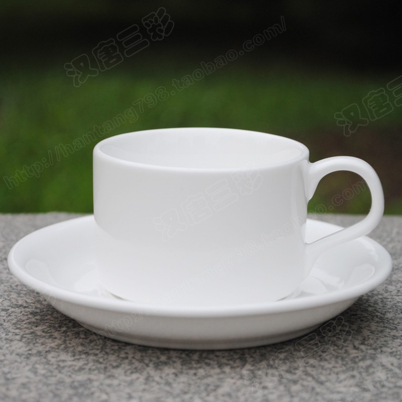 西餐廳專用純白強化陶瓷 卡佈奇諾單品咖啡杯茶杯 正品純白骨瓷杯批發・進口・工廠・代買・代購