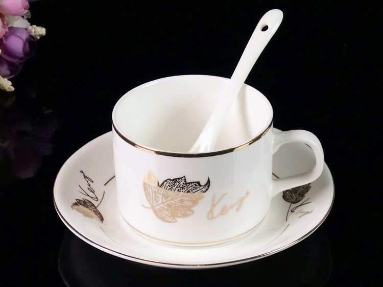 高檔歐式咖啡杯套裝 骨瓷咖啡杯3件套 新款陶瓷咖啡杯碟LGOG定製批發・進口・工廠・代買・代購