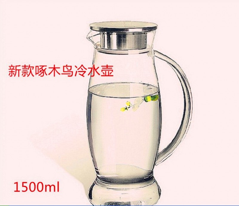 玻璃壺 耐熱玻璃冷水壺 1500ml玻璃水壺 正品玻璃大水升批發・進口・工廠・代買・代購