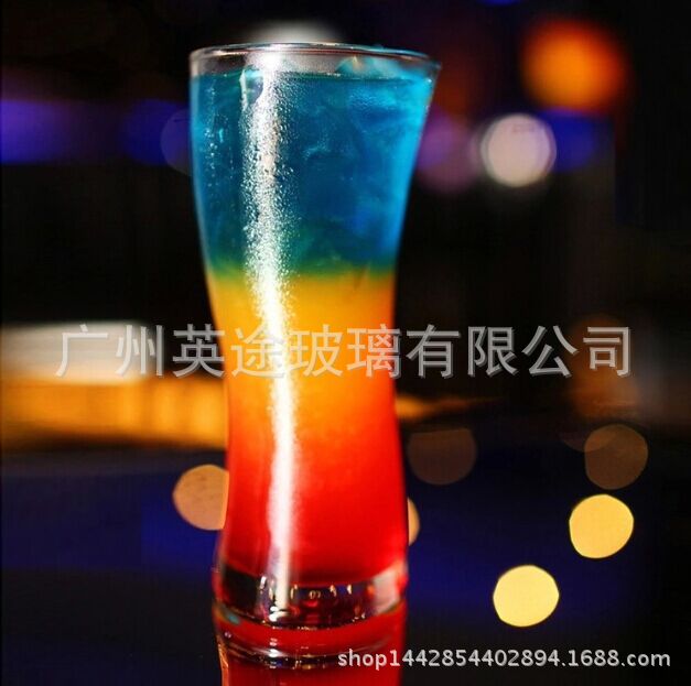 供應泰國歐欣果汁杯異形冷飲杯奶昔杯S扭曲創意海波奶茶杯 355ML工廠,批發,進口,代購