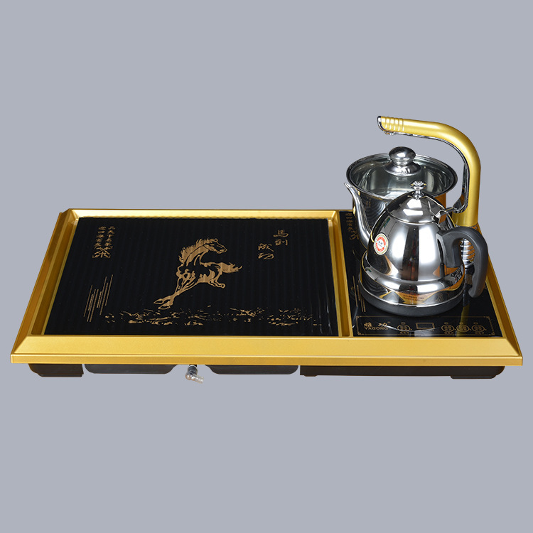 專業生產電茶爐自動上水四合一套裝茶具玻璃麵板智能茶盤送禮佳品批發・進口・工廠・代買・代購