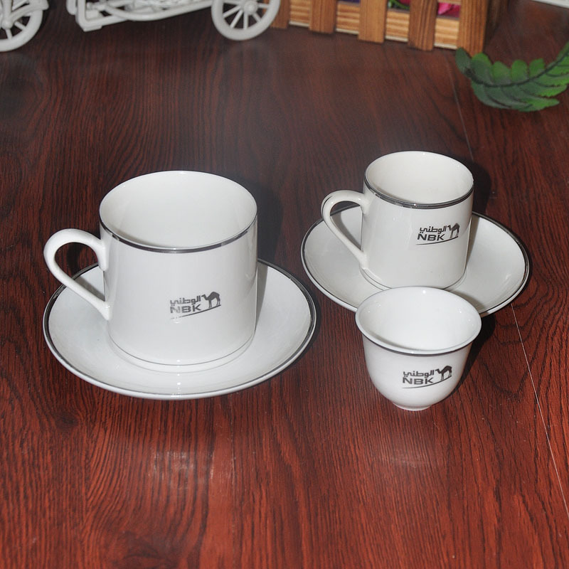 外貿原單歐式咖啡杯 中溫咖啡杯碟套裝 陶瓷咖啡杯定製logo批發・進口・工廠・代買・代購