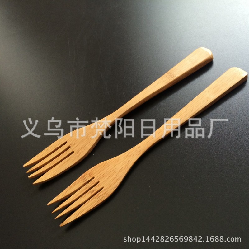 17.5cm 小叉 餐叉 竹製餐具 刀叉 可刻logo 廠傢批發工廠,批發,進口,代購