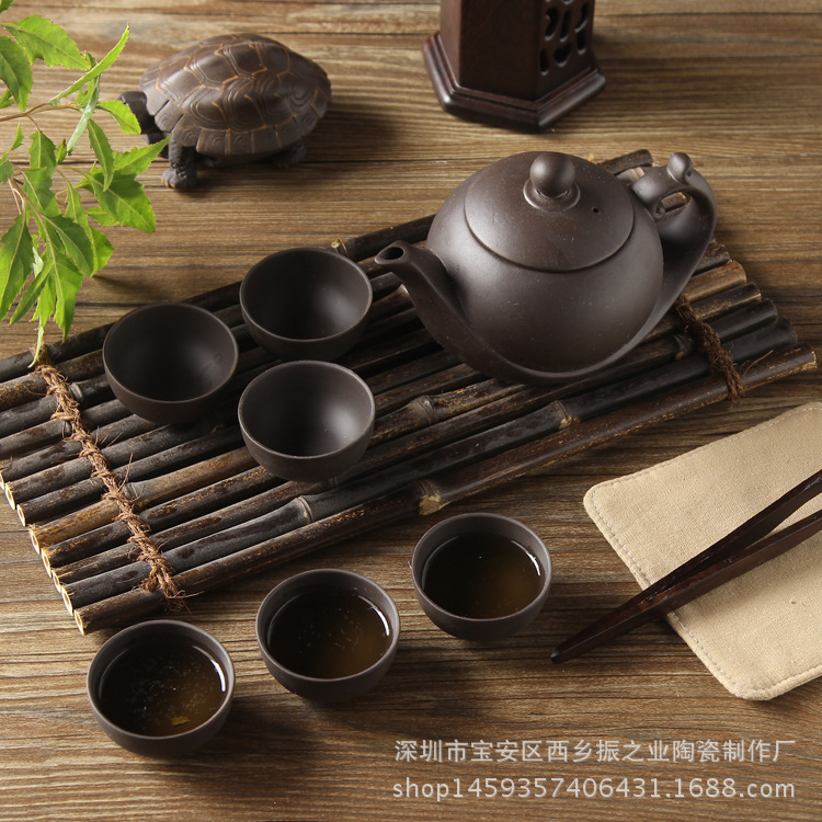 新款紫砂壺茶具套裝特價帶禮盒裝活動禮品陶瓷功夫茶具批發批發・進口・工廠・代買・代購