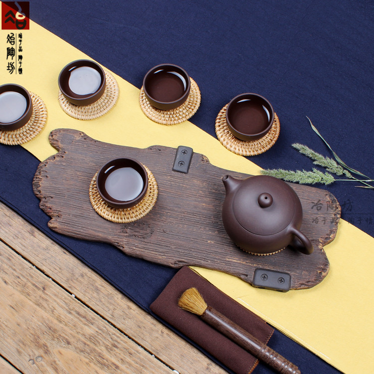 全手工紫砂茶盤 乾泡 方形小號 茶海 茶臺 茶托 正品 特價 包郵批發・進口・工廠・代買・代購