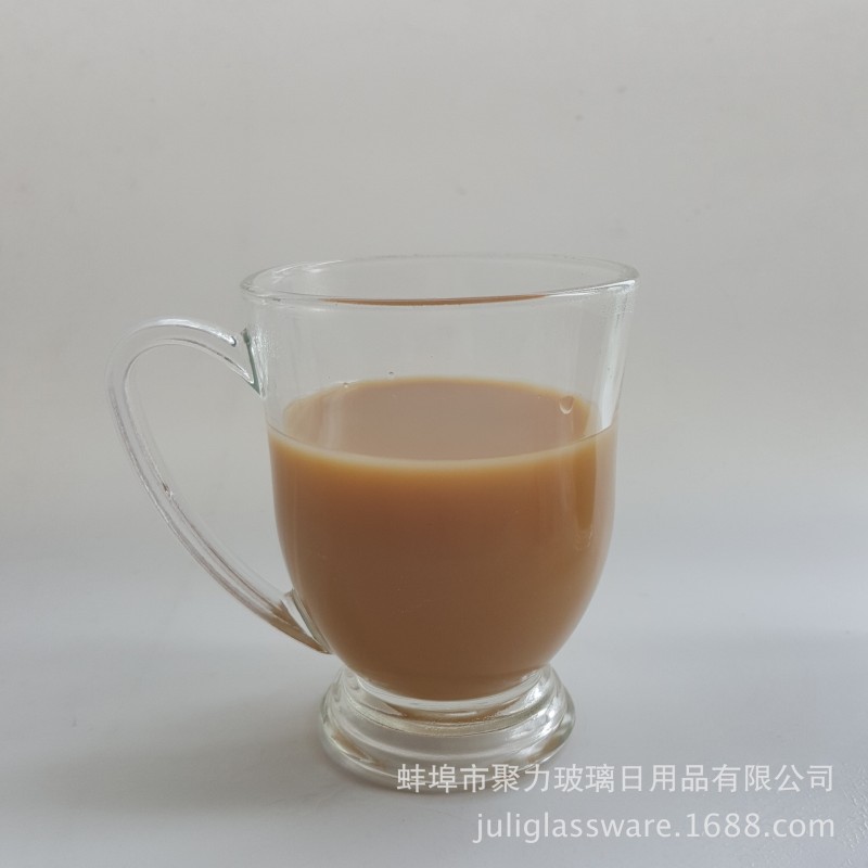 廠傢供應  玻璃咖啡杯 玻璃把手杯 玻璃茶杯 卡佈奇諾咖啡把手杯工廠,批發,進口,代購