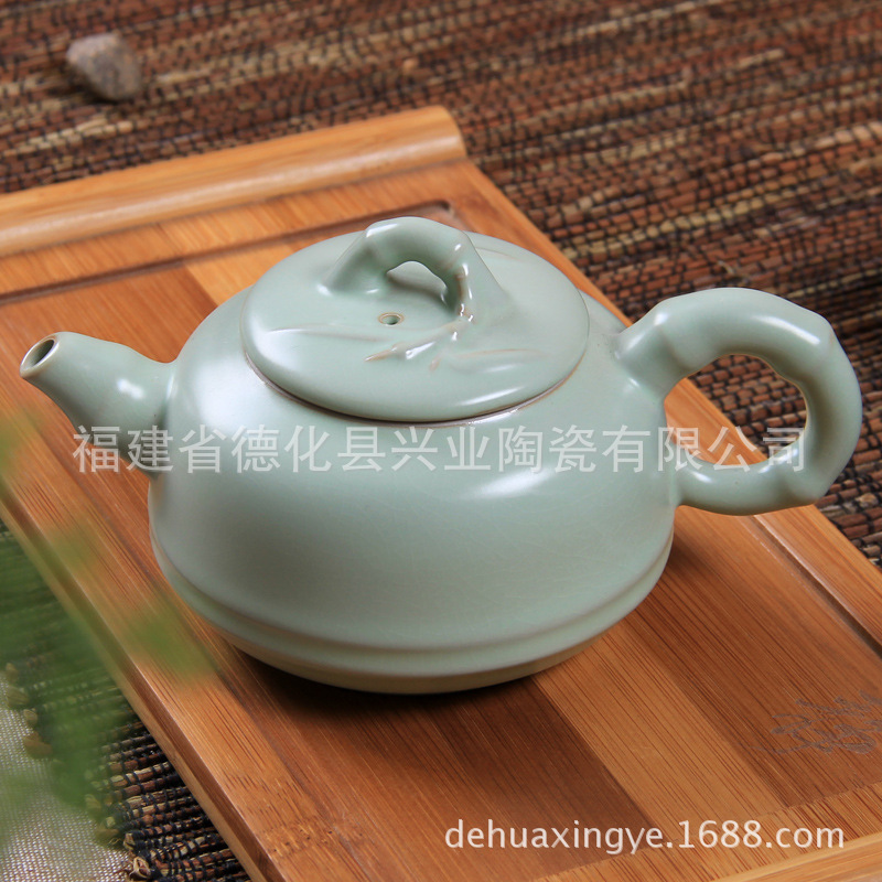 精品汝窯茶具正品一壺二兩杯快客杯帶茶盤茶具套裝辦公室茶杯壺批發・進口・工廠・代買・代購