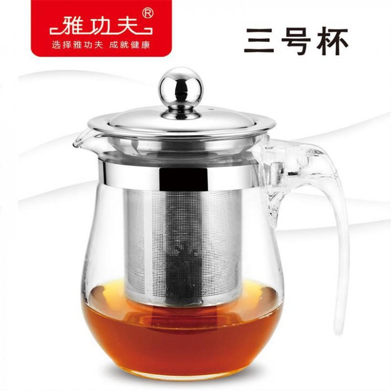 飄逸杯玻璃茶具花茶壺耐高溫玻璃壺過濾加厚高質量低價格大容量工廠,批發,進口,代購