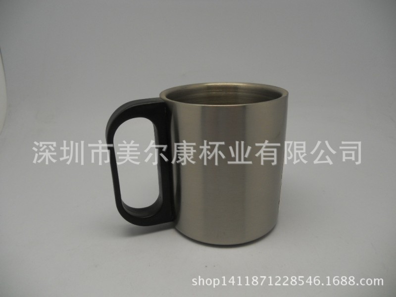 廠傢定製220ml雙層不銹鋼咖啡杯 不銹鋼口杯 馬克杯批發・進口・工廠・代買・代購